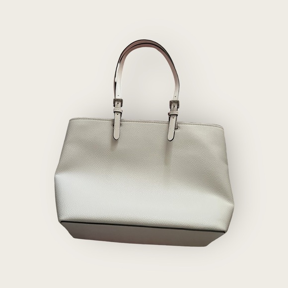 Michael Kors medium Jet Set travel tote. Double pocket Optic White $498 - Picture 4 of 5